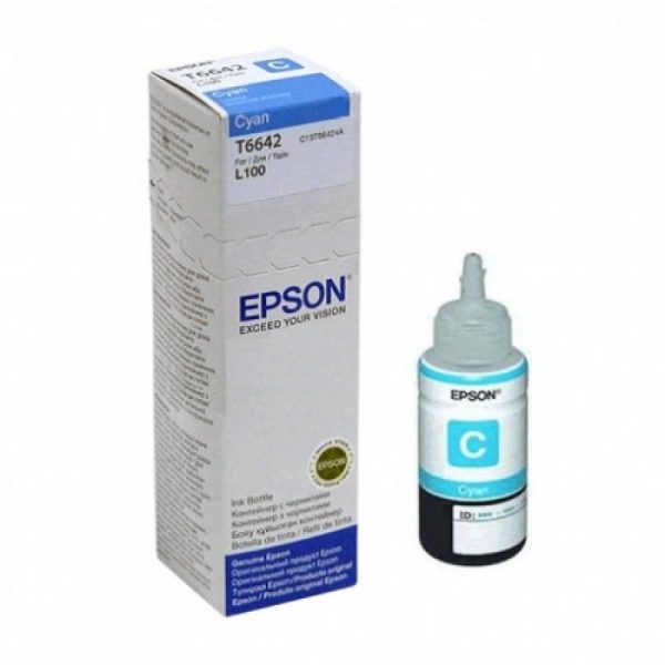 Mực in Epson T6642 Cyan Ink Bottle (C13T664200)